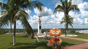 Franco en la capital de la biodiversidad