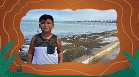 Jairo en el gran bosque amazónico de Brasil