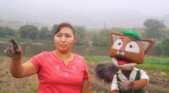 La agricultora