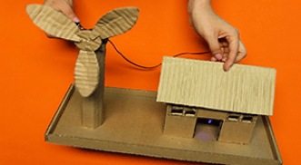 Casa molino de viento 