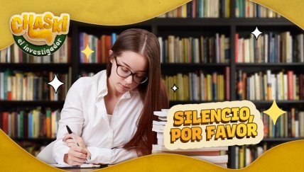 ¡Shh! Silencio. Llegó la bibliotecóloga