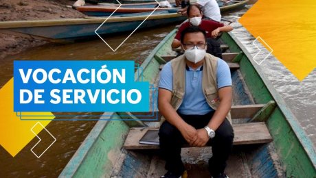 Él regresó a su comunidad en Amazonas para luchar contra la COVID-19