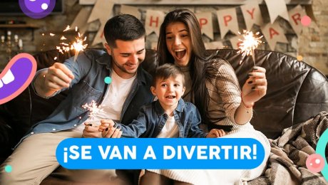 Ideas creativas para recibir el año nuevo con los chicos