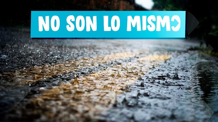 ¿Llovizna o Lluvia? Estas son sus diferencias y características