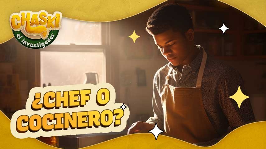 ¿Si me gusta comer, puedo ser chef?