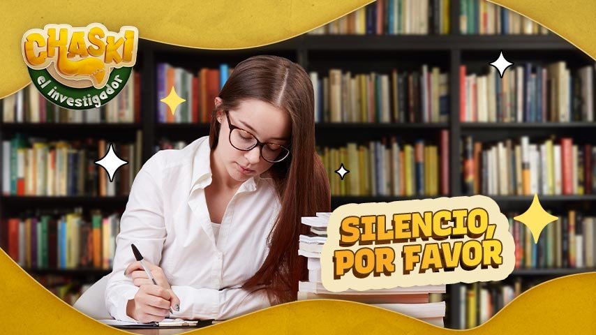 ¡Shh! Silencio. Llegó la bibliotecóloga