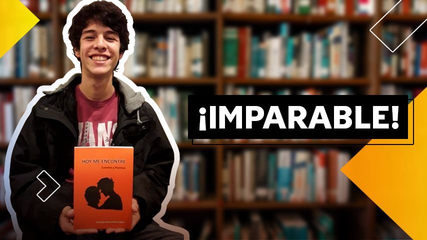 Santiago Mena, el joven escritor de poemas y cuentos