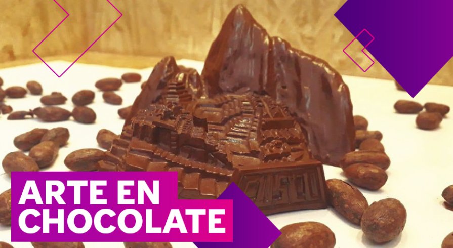 Conoce al cusqueño que difunde lo mejor del Perú con increíbles esculturas de chocolate