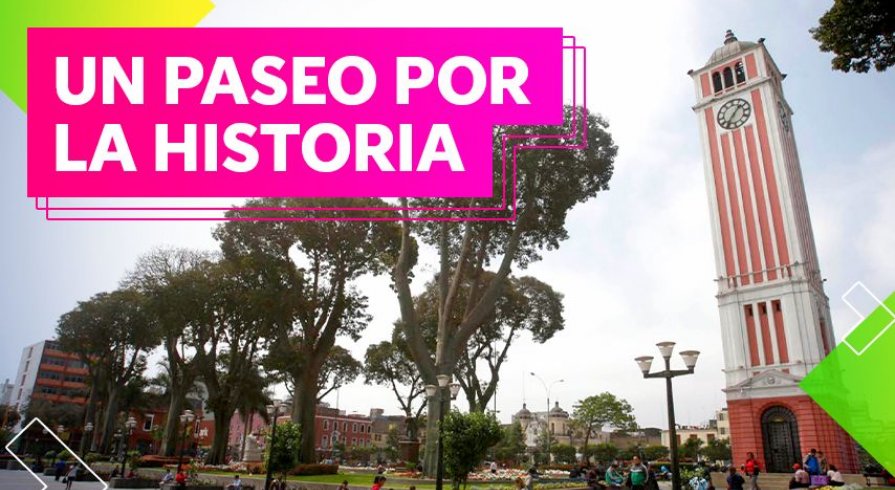 La Torre Reloj, que da la hora en el Parque Universitario.