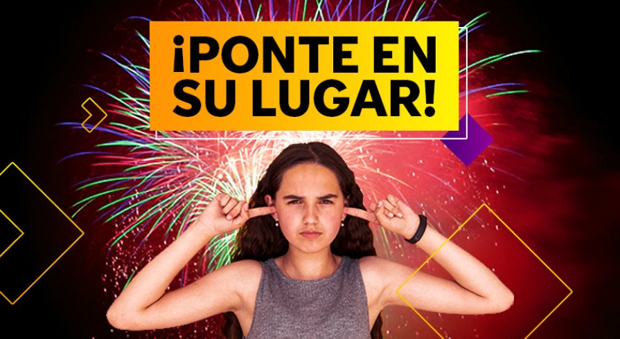 En estas fiestas dile no a los fuegos artificiales y pirotecnia
