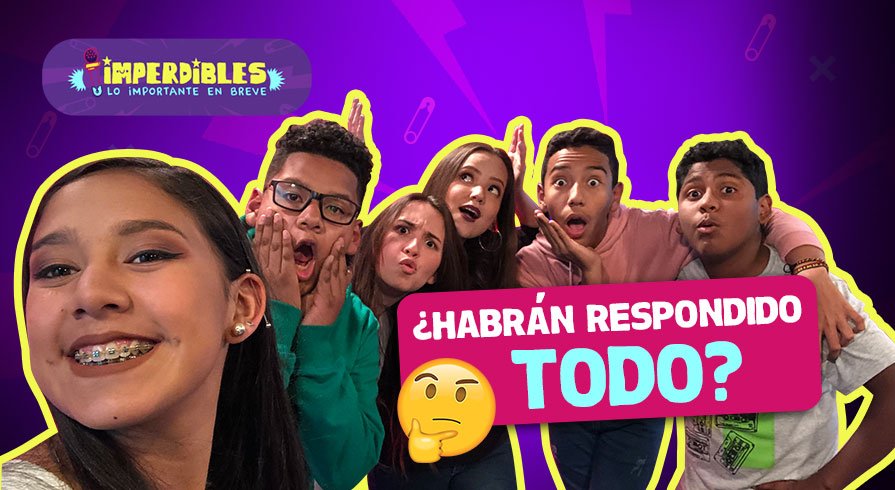 100 preguntas que todos queremos hacerles a los chicos de Imperdibles