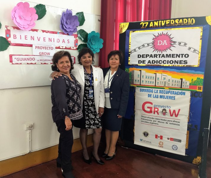 GROW: Cambiando la historia de las mujeres con problemas de adicción