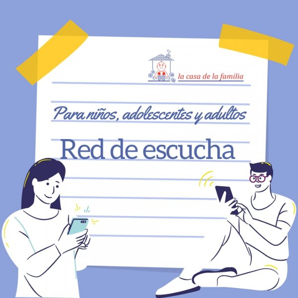 Red de escucha: si tu hijo se siente mal, cuenta con ellos