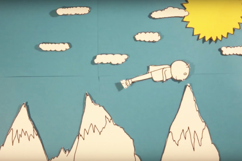 Ilustración en cartulina